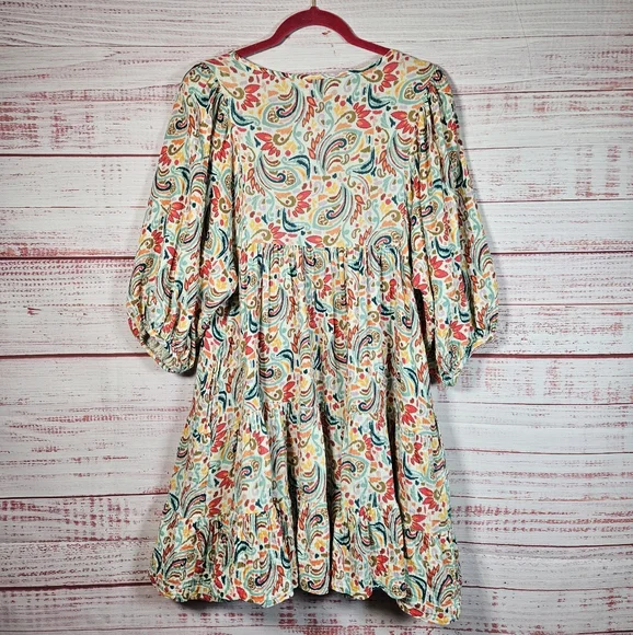 Marine Layer Scarlett Paisley Print Dress - Picture 11 of 16
